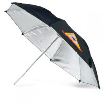 PHOTOFLEX Paraply / Blitz / Halogen / Sølv / Justerbar / Ø-76 cm [ADH30]