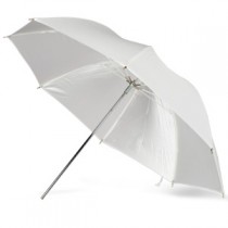 PHOTOFLEX Paraply / Blitz / Halogen Hvit Halvtransparent Ø 114cm [RUD45]